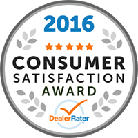 2016 consumer satisfaction award